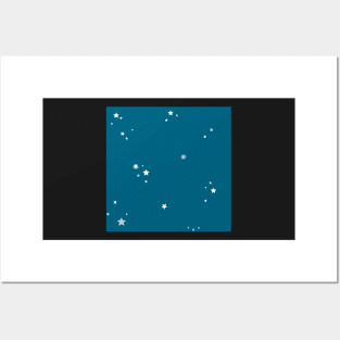 Starry Night - Blue Posters and Art